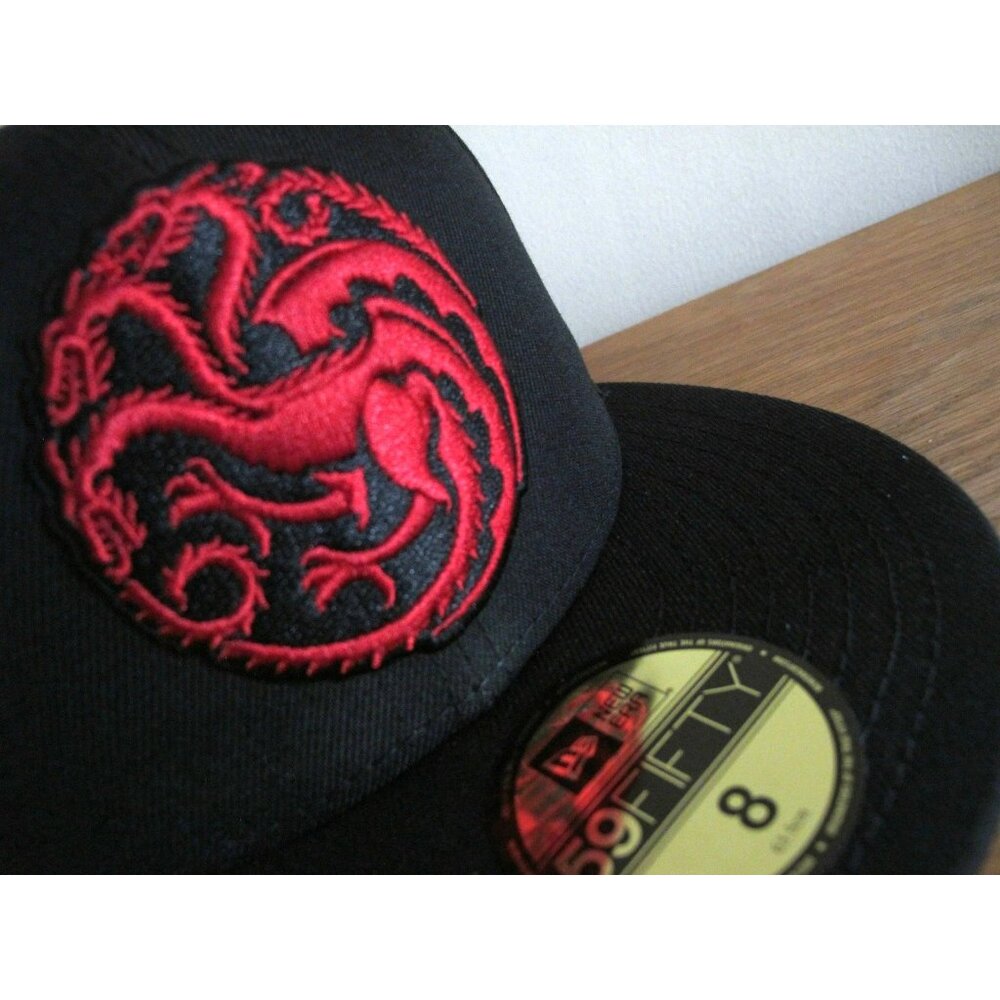 Game of Thrones New Era Targaryen Dragons 59FIFTY 5950 Fitted Cap 8 hat khaleesi